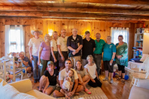 group of adults smiling