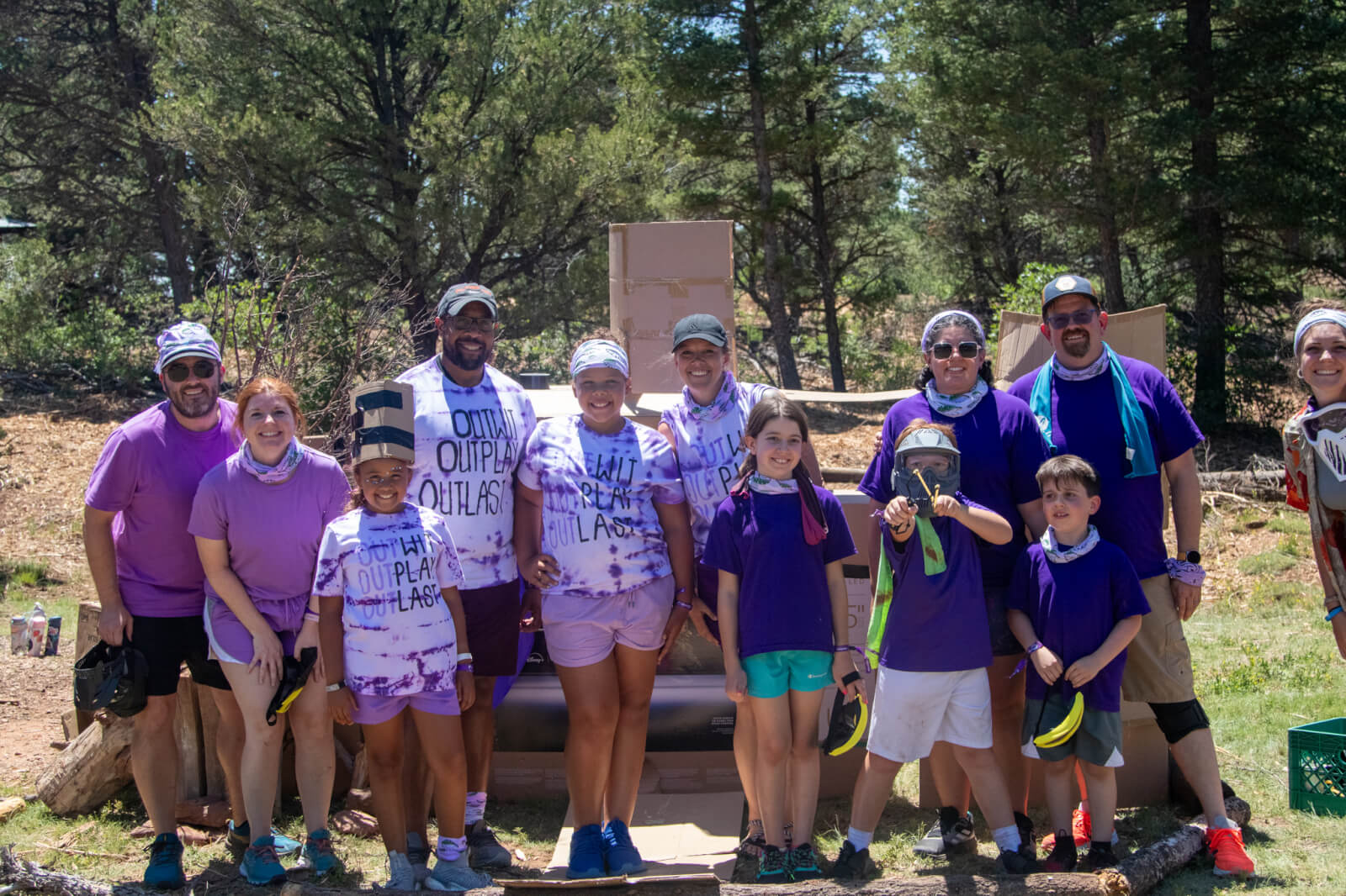 family all in purple