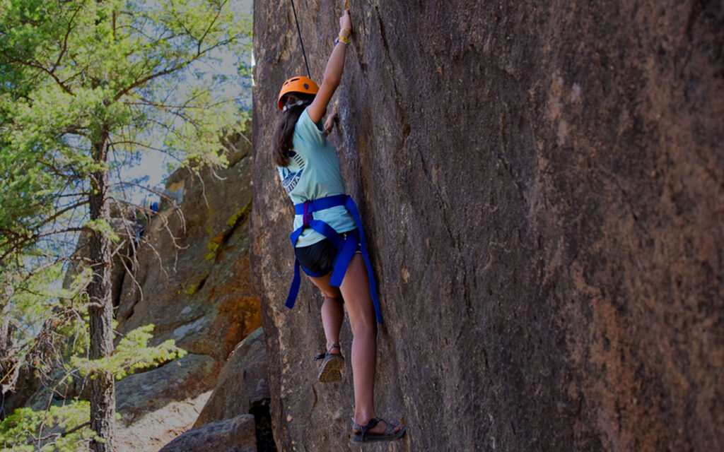Outdoor Rock Climbing at Scampi